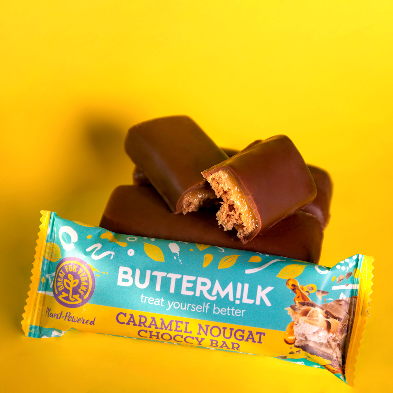 Buttermilk Caramel Nougat Dairy Free Chocolate Bar Award Winning