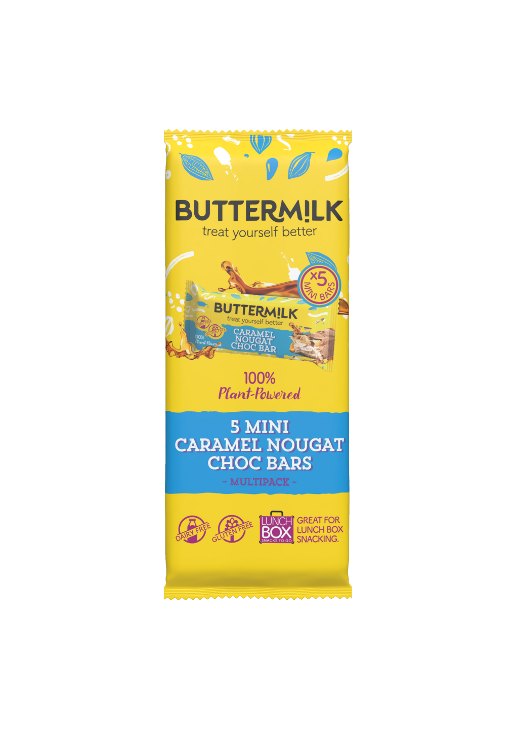 Mini Caramel Nougat Choc Bar Multipack – Buttermilk